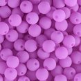 thumbnail image 1 of 69pcs John Bead 8mm Czech Glass White Alabaster Velvet Soft Magenta Round Bead Strands for DIY Jewelry Making Crafts, 1 of 8