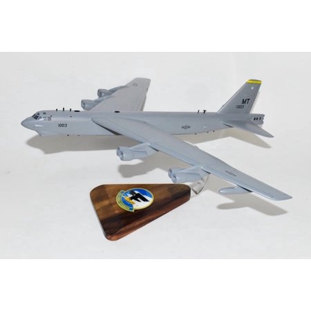 69th Bombing Squadron (003) B-52H Stratofortress Model, 1/124 (18") Scale, Mahogany, Bomber