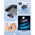 6A Digital Display Type C to Type C OTG Adapter for 120W Fast Charging
