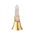 thumbnail image 1 of 6A Natural Crystal Pointed Magic Wishing Bell, Healing Crystal Bell with Gemstone for Positive Energy and Spiritual Practices, 1 of 6
