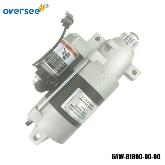 6AW-81800-00-00 Starting Motor for Yamaha F350 350HP 425 HP 4-Stroke Outboard Engine