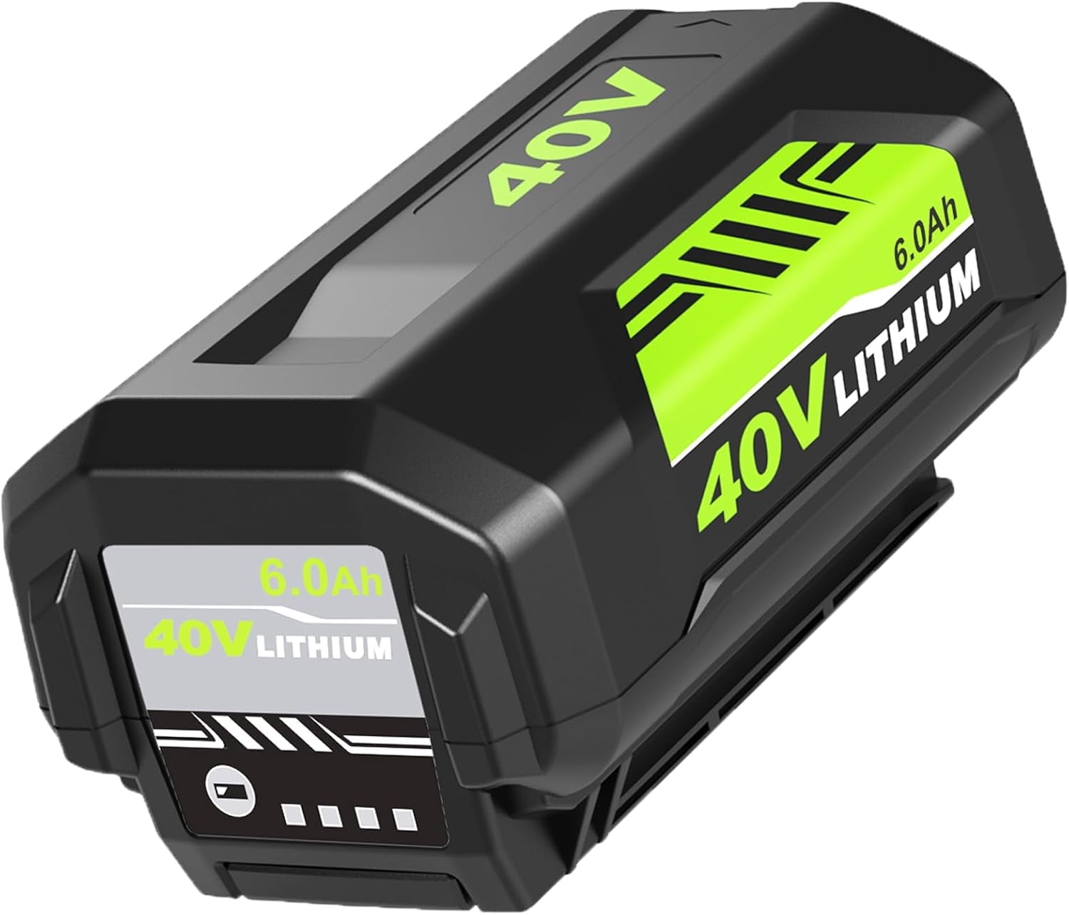 6Ah Lithium ion Replacement for Ryobi 40V Battery OP40601 Compatible with Ryobi 40 Volt Batteries OP40602 OP40201 OP4050A OP40261 OP4040 OP40404 OP4030 OP4075A