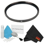 6Ave 55mm UV Filter + Deluxe Cleaning Kit + MicroFiber Cloth Bundle