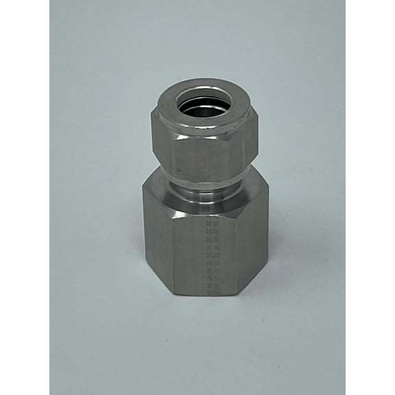 6CF6316 | Hoke (Gyrolok) Female Connector, 3/8" Tube : OD Compression x 3/8" Female : NPT, 316 Stainless