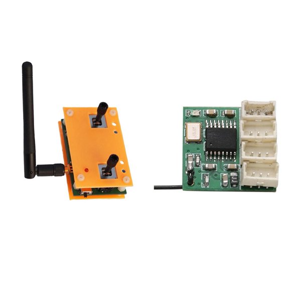 6Ch 900Mhz Remote Control Receiver Kit Ppm Encoding 3.3 To 4.2V Jst1.25 For Rc Planes Tanks Cars Boats Mini Robot Projects