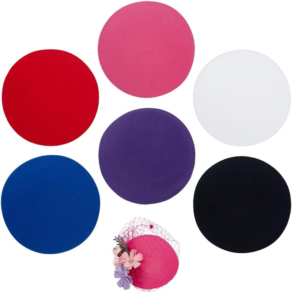 Nbeads Fascinator Hutbasis 22 Stück - Tropfenform Sinamay Bastelmaterial