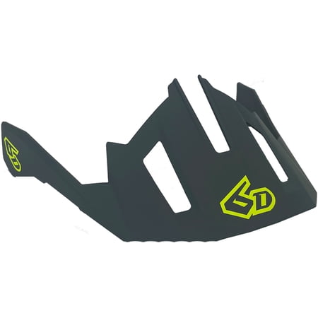 6D ATB-2T Helmet Replacement Visor/Peak Neon Yellow XS/SM