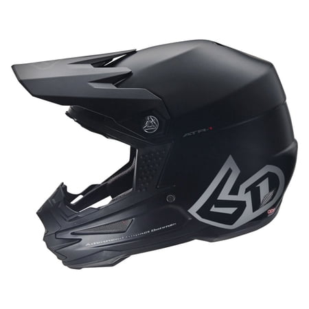6D ATR-1 Solid MX Offroad Helmet Matte Black MD
