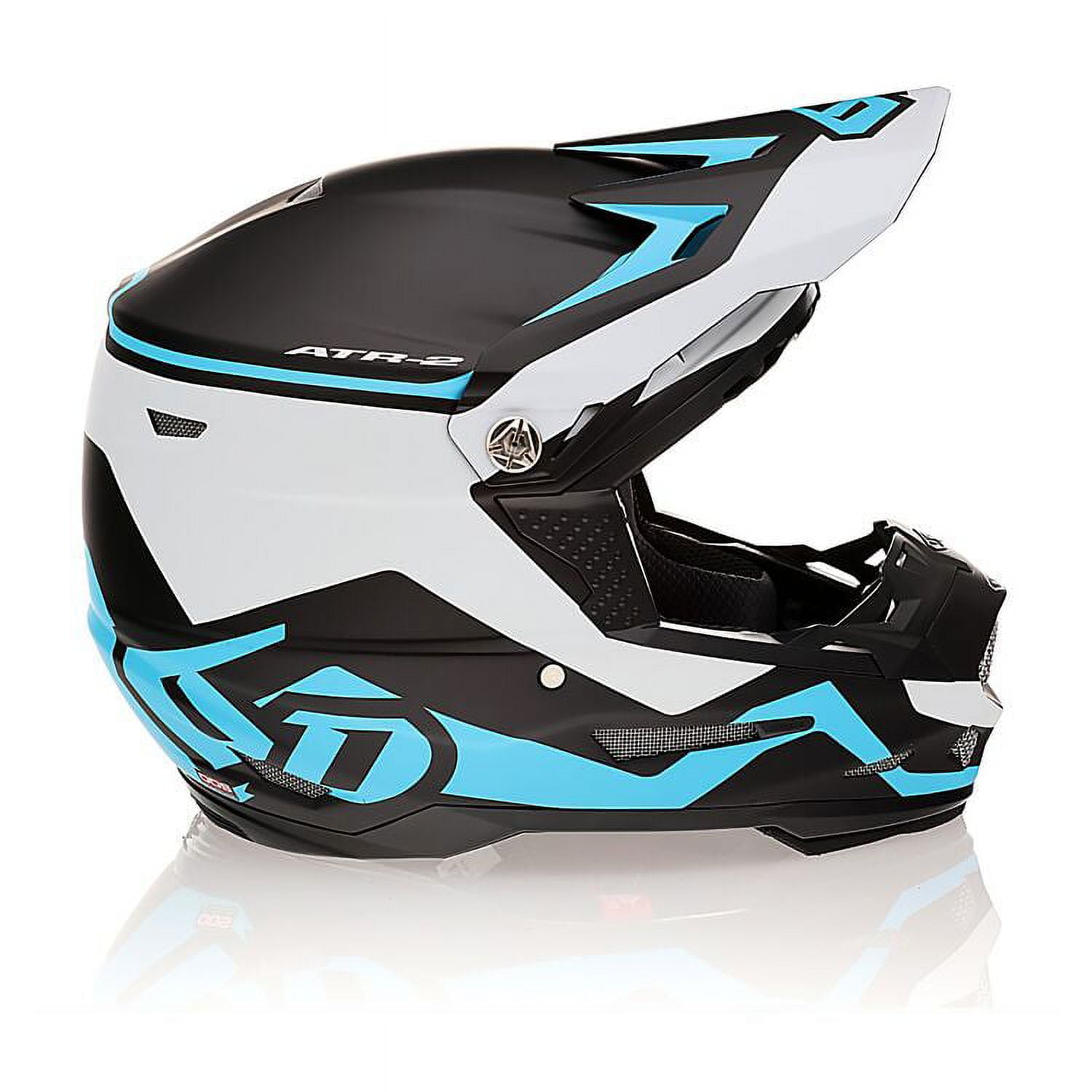 cyan motorcycle helmet 6D ATR-3 Pure Helmet-Cyan/Blue-M to preference Motorcycle Helmet, Nardo Gray &