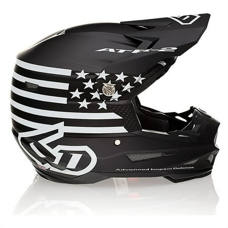 6D ATR-2 Tactical Black Offroad Helmet - XS