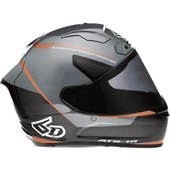 6D ATS-1R Carbon Alpha Motorcycle Helmet Bronze XXL