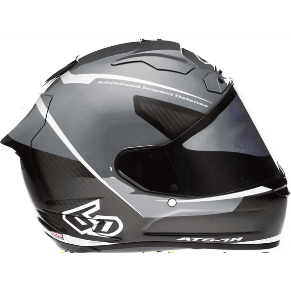 6D HELMETS ATS-1R Helmet - Alpha - Silver