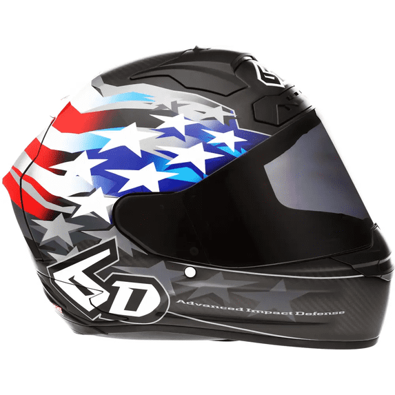 6D HELMETS ATS-1R Helmet - Patriot - Red/White/Blue - Large 30-0697
