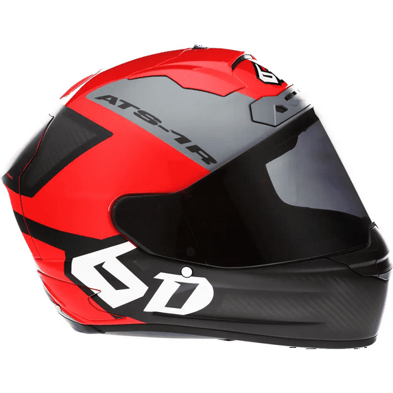 6D HELMETS ATS-1R Helmet - Wyman - Red/Gray - XL 30-0738