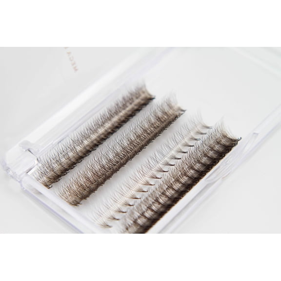 6D Brown Rapid Promade Fans - Coffee