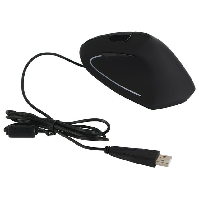 6D Ergonomic 800?1200?2000?3200 DPI Adjustable Optical Vertical Gaming Mouse with LED