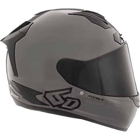 6D Helmets ATS-1R Solid Helmet (Large, Gloss Cement Gray)
