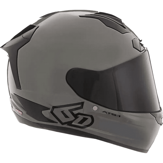 6D Helmets ATS-1R Solid Helmet (Large, Gloss Cement Gray)