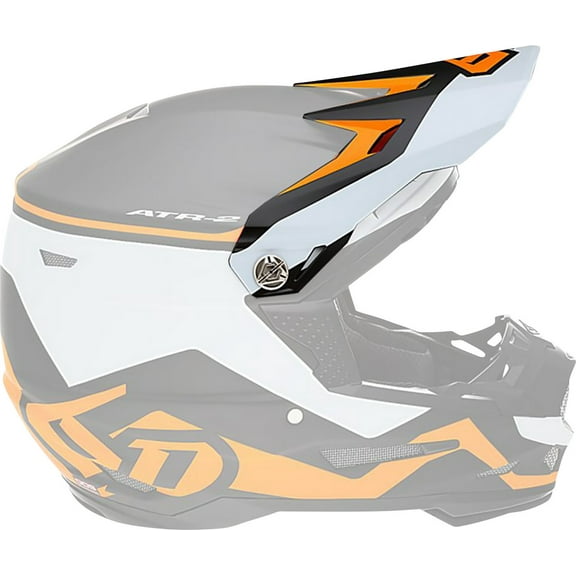 6D Helmets Visor for ATR-2 Helmet - Drive Neon Orange