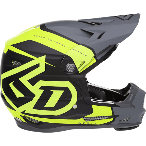 6D ATR-2Y Torque Youth MX Offroad Helmet Neon Yellow SM
