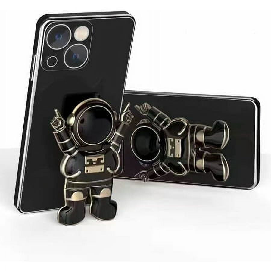 6D Plating Astronaut Hidden Stand Case Cover for iPhone 13 Pro Max ...
