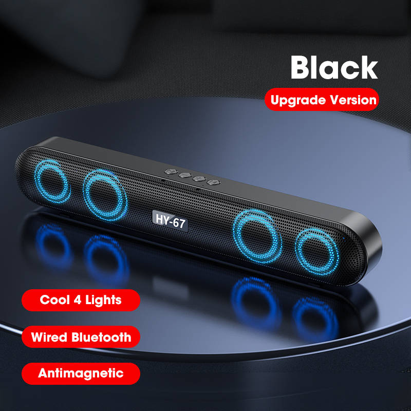 6D Surround Soundbar Bluetooth 5.0 Home Speaker Wired Computer Speakers