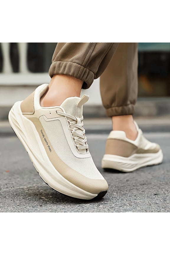 6E Wide Toe Box Chunky Sneakers for Men & Women, Wide Last Lightweight Cushioning Running Shoes