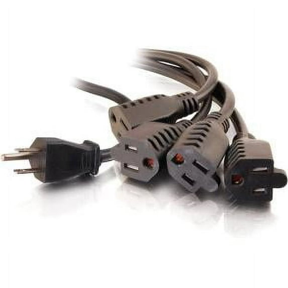 C2g 6ft 16 Awg 1-to-4 Power Cord Splitte