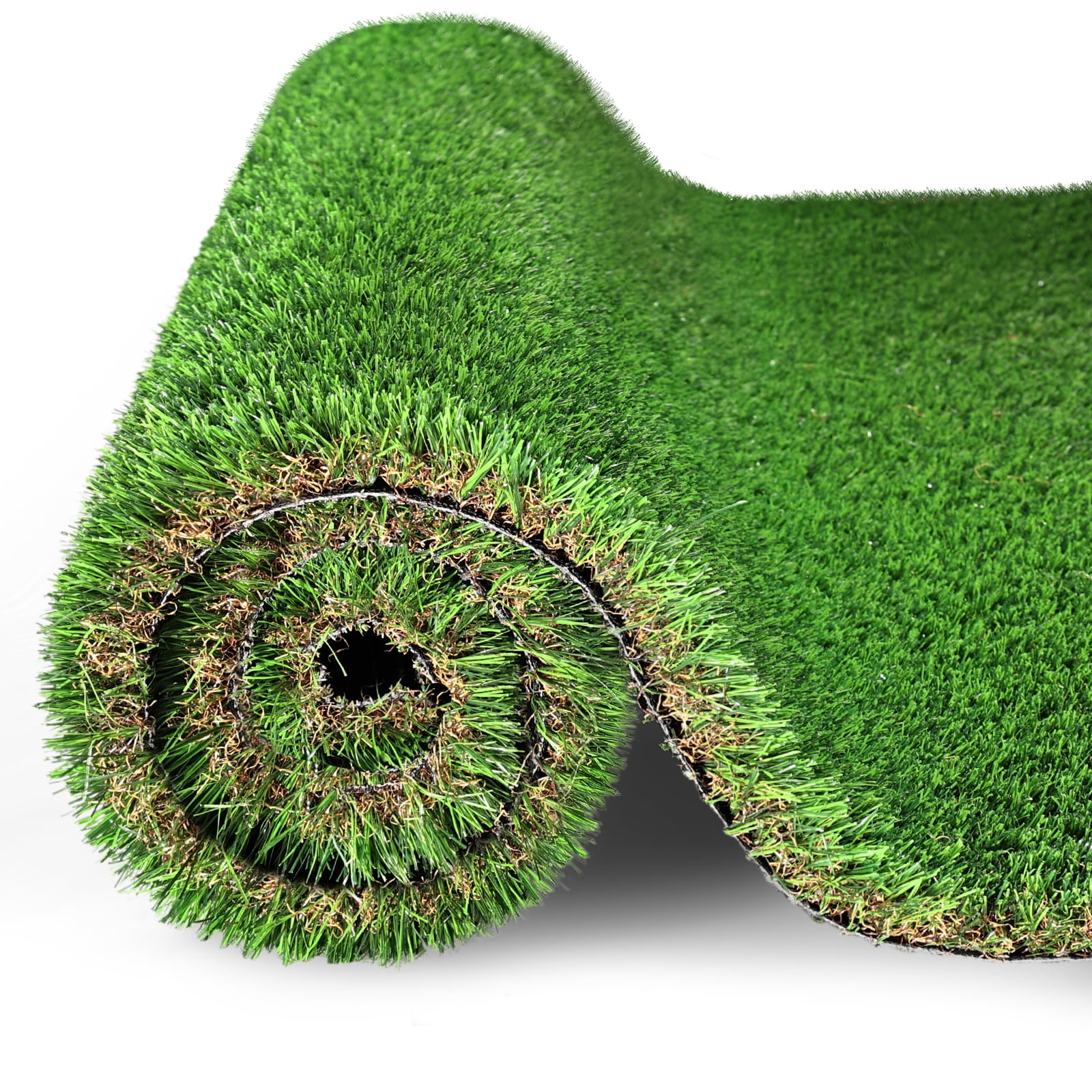 6FT×10FT Artificial Grass Runner Rug, 1.38" Thick Realistic Fake Grass, Pet Turf Drain Mat for Patio, Balcony, Garden & Dog Potty Use