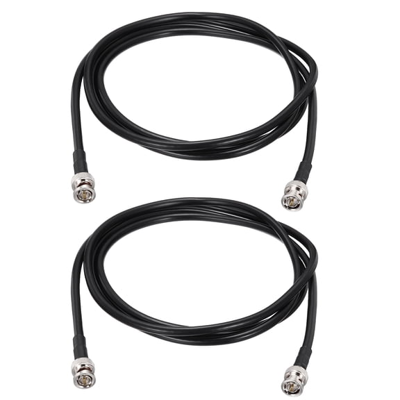 6FT 12G-SDI Cable, BNC Male to Male Cable 75 Ohm RG6 Coaxial Video Connect Jumper Video Camera Wire for Camera Surveillance Supports HD-SDI/3G-SDI/6G-4K/8K, Pack of 2