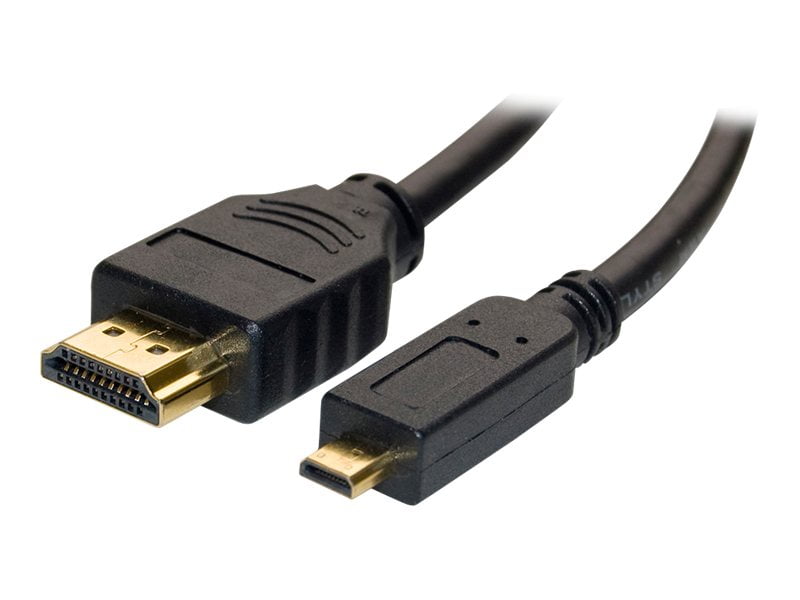 6FT 2M MICRO HDMI MALE TO HDMI MHL MALE PASSIVE ADAPTER CABLE