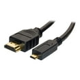 thumbnail image 1 of 6FT 2M MICRO HDMI MALE TO HDMI MHL MALE PASSIVE ADAPTER CABLE, 1 of 2