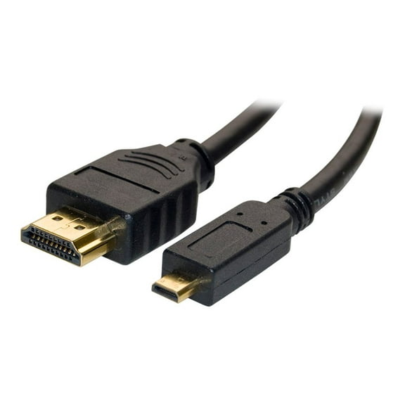 6FT 2M MICRO HDMI MALE TO HDMI MHL MALE PASSIVE ADAPTER CABLE