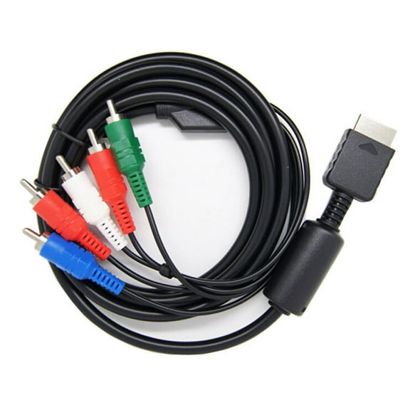 6FT Video Audio Component AV Cord for PS2 PS3 Systems and Phone Charging Capability