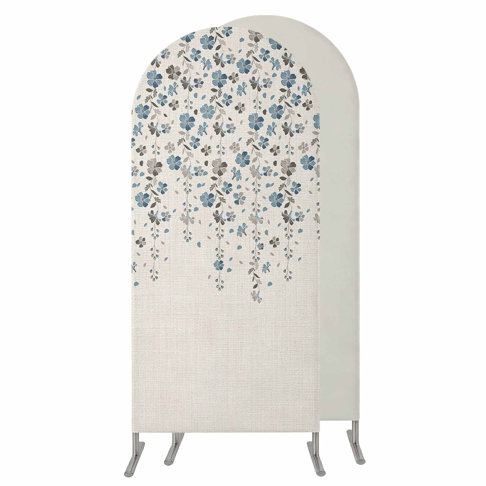 6FT Arch Backdrop Covers, Weeping Flowers Wedding Arch Cover Stretchy ...