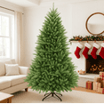 thumbnail image 1 of 6FT Artificial Christmas Tree Premium Pine Xmas Tree with PVC Tip, Christmas Tree Holiday Party Decor for Home Office, Foldable Stand, Easy Assembly, 1 of 7