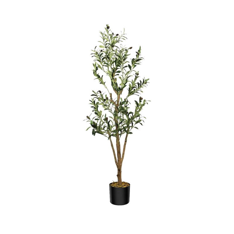 6FT Artificial Olive Tree - Lifelike Faux Olive Tree for Indoor ...