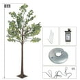 thumbnail image 1 of 6FT Artificial Tree Lighted Eucalyptus Tree, Artificial Eucalytus Plant Faux Tree for Wedding Holiday Home Party Decoration, 1 of 7