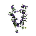thumbnail image 1 of 6FT Artificial Trumpet Flower Vine, Artificial Morning Glory Vine Garland Lifelike Ivy for Indoor Home Decor, Bedroom and Living Room Decoration, 1 of 6