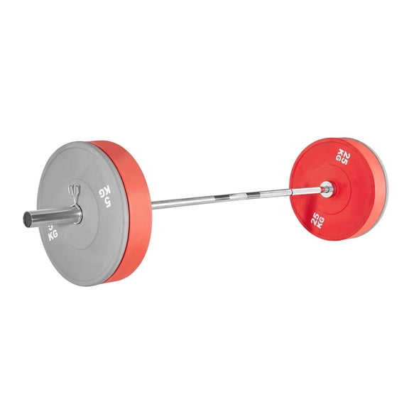6FT Barbell Bar, Fits 2-Inch Weight Plates, Chrome Plated Barbell Bar with Knurled Grip for Strength Training, Weightlifting, Squat, Deadlift, Bench Press, Curl, Overhead Press, 500lbs Capacity