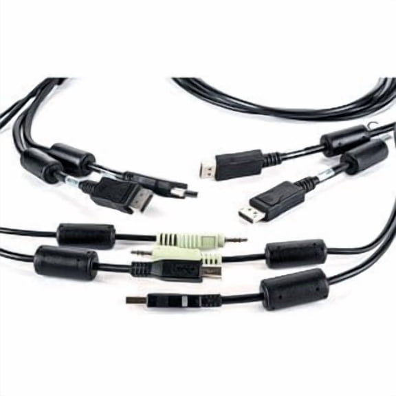 6FT CABLE ASSY 2-DISPLAYPORT/1-USB/1-AUDIO