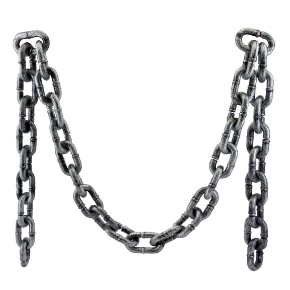 Chain Prop Decoration, Silver, 6', Halloween by Way To Celebrate