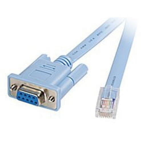 6FT CONSOLE CABLE W/RJ45 & DB9F