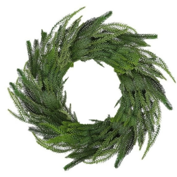 6FT Christmas Artificial Norfolk Pine Garland – Realistic Greenery Faux Garland for Fireplace, Mantel, Stairs, Windows & Holiday, Home Decor