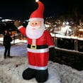 thumbnail image 1 of 6FT Christmas Inflatables Santa Claus  with Built-in LED Light, 1 of 6