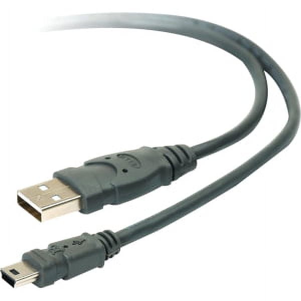 6FT F3U138X06 USB A TO MINI5P B M/M DVC PWR/DATA USB CABLE MOQ-20