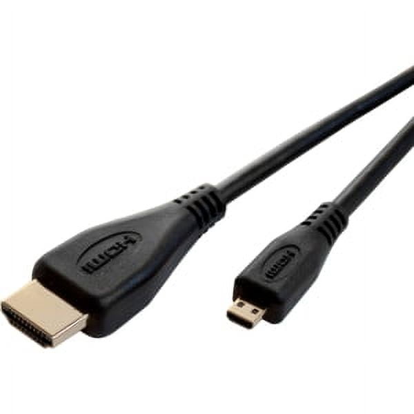 6FT HDMI A TO HDMI D CABLE STANDARD SERIES LIFETIME WARRANTY