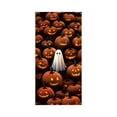 thumbnail image 1 of 6FT Halloween Door Curtain - Haunted House Porch Decor with Glow in Dark Prints, Heavy Duty Polyester Hanging Scary Decorations for Outdoor/Indoor Parties (180x90cm), 1 of 2