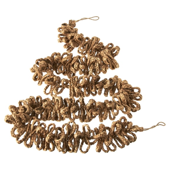 Natural Jute Christmas Garland, Brown, 6', by Holiday Time
