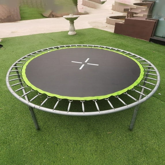 6FT Kids Trampoline Cloth Indoor&Outdoor Small Trampoline Accessory Durable PP Material Ideal Gifts for Entertaining Children& Active(Green 36)